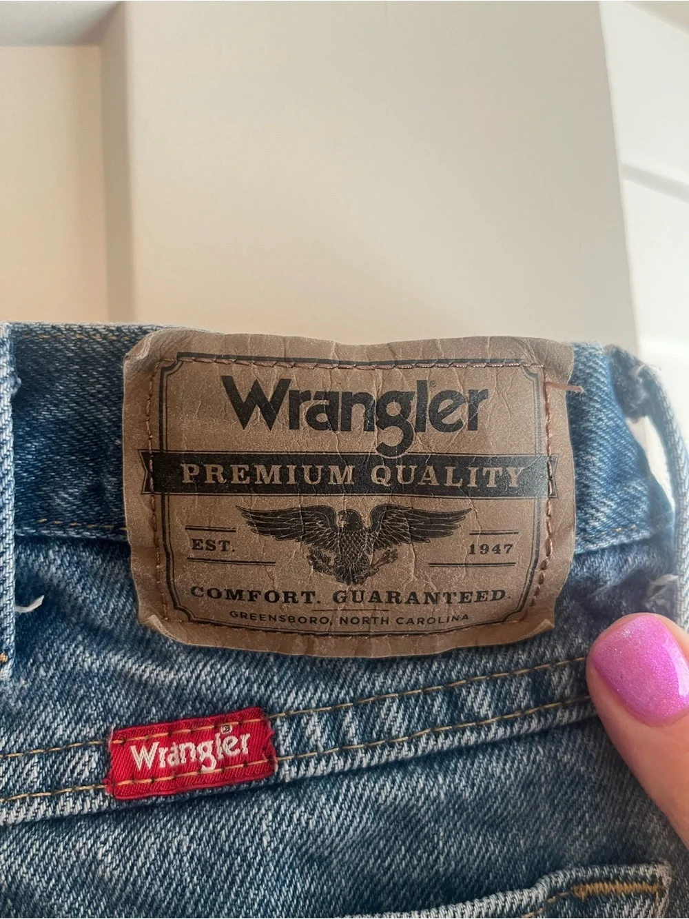 Wranglers Premium Quality  Classic Men's Blue Denim Jeans